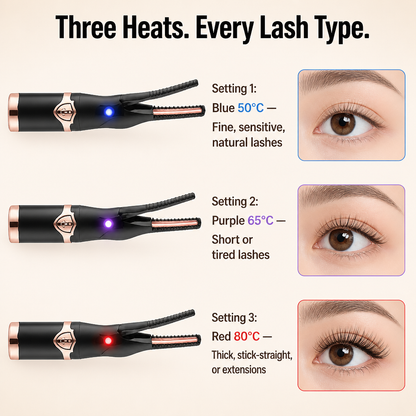 VeluxeCurl™ — Raise Stick-Straight Lashes to a 24-Hour Salon Curl