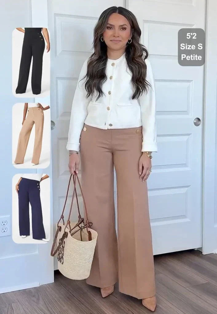 VeloraFlow™ Wide-Leg Pants — Shape Your Silhouette with Comfort That Lasts and Grace Made Easy