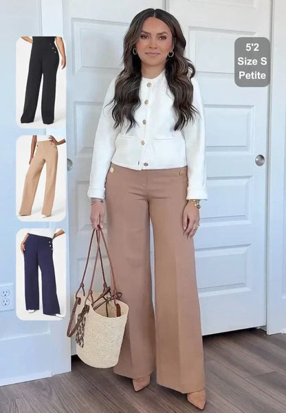 VeloraFlow™ Wide-Leg Pants — Shape Your Silhouette with Comfort That Lasts and Grace Made Easy