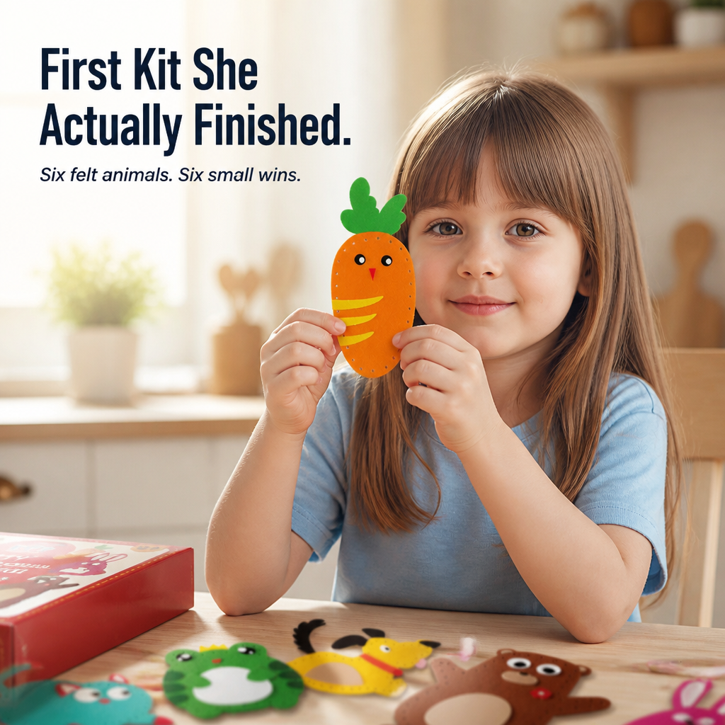 WhizKidz StitchCraft™ — Swap Screen Fights for Calm, Engaged Crafting That Endures