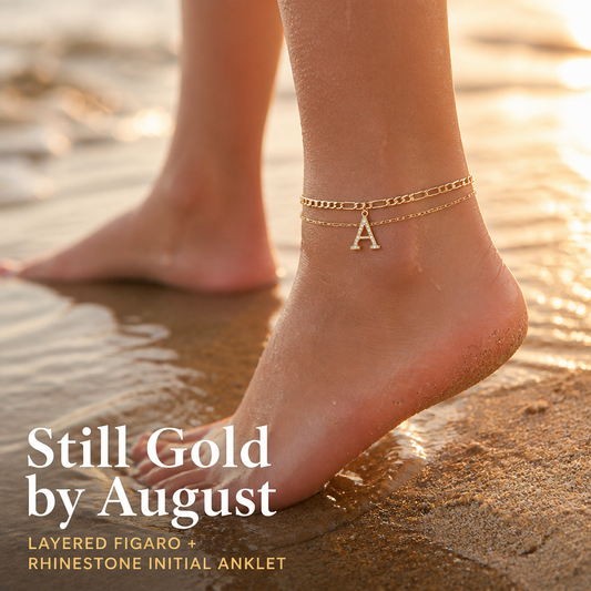 LuminaGleam™ — Layer Your Initial in Gold That Endures Beyond Summer