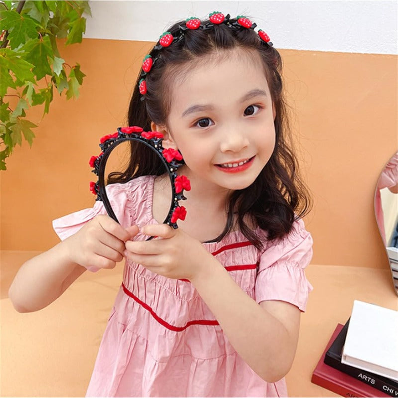 GlimmerPetal™ Hairpin Headband Set — Light-Up Her Look with All-Day Comfort and Magical Style