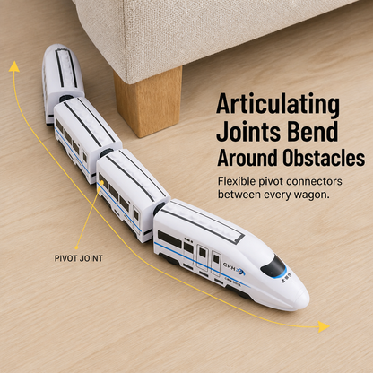 BrainBuzz Express™ — Speed a Life-Like Bullet Train Across Their Bedroom Floor