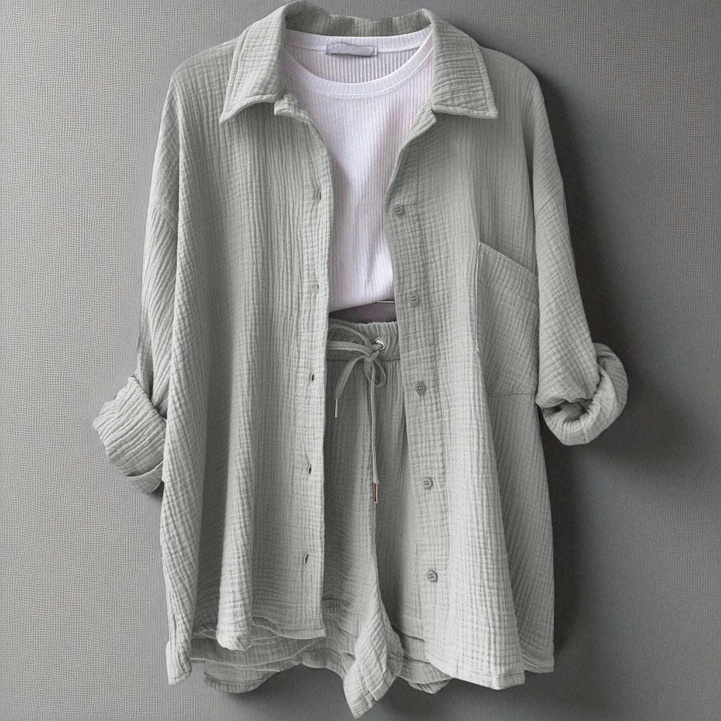 BreezeLuxe™ Two-Piece Set — Wrap Yourself in All-Day Softness and Effortless Freedom