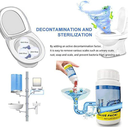 StreamClear™ — Instantly Crush Clogs and Banish Odors for Fresh, Flowing Drains