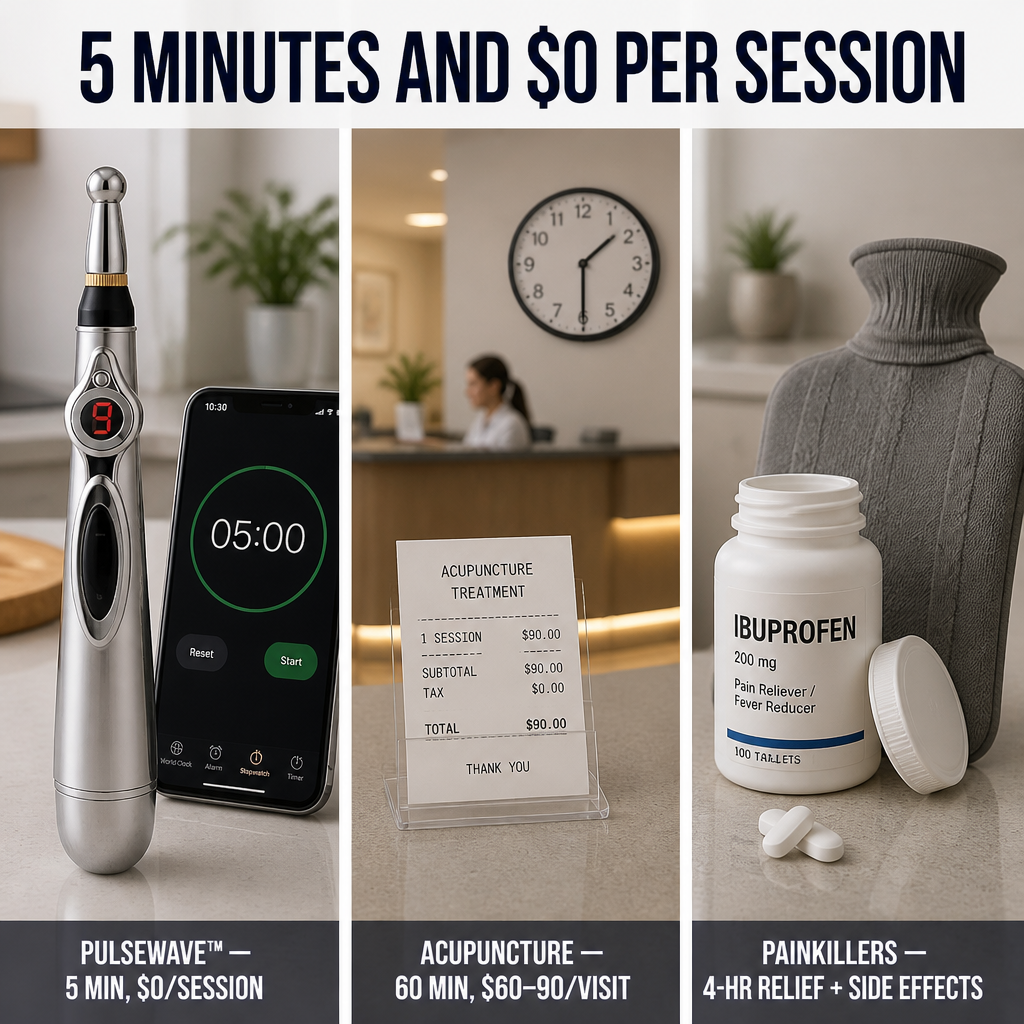 PulseWave™ — Experience Immediate, Needle-Free Ease That Keeps You Pain-Free and Unstoppable