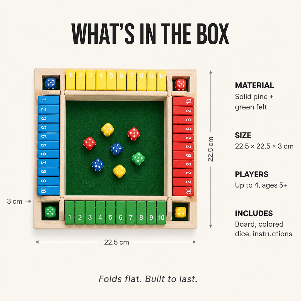 BrainSwing™ — Roll, Add & Close the Box for Screen-Free Family Fun Nights