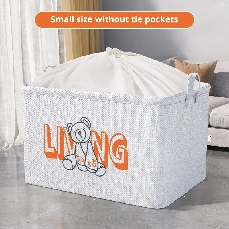 Collapsible Storage Basket for Clothes and Miscellaneous Items