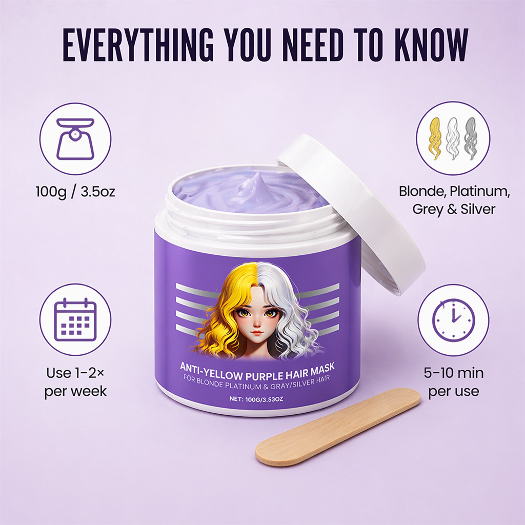 VioletLock™ — Eliminate Brassy Yellow, Deep Condition & Maintain Cool Blonde Between Salon Visits