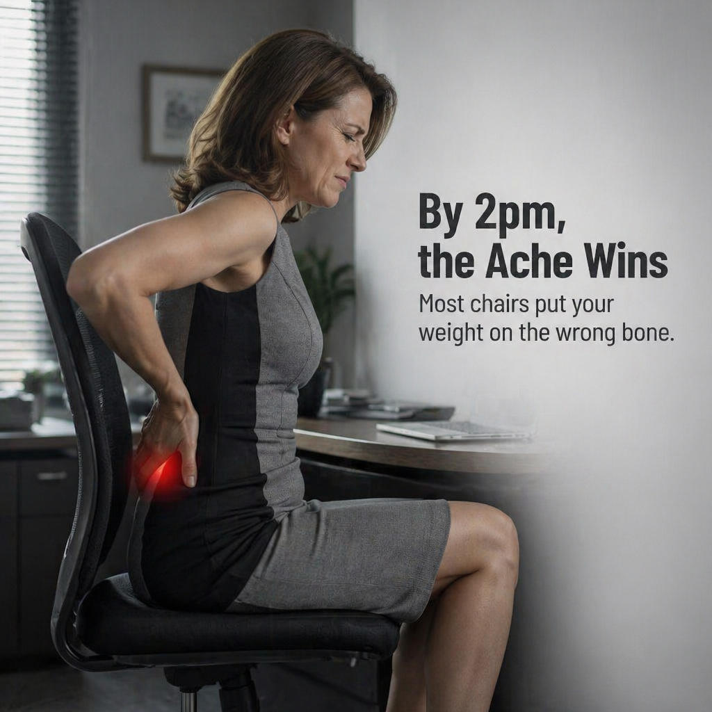 BackEase™ — Enjoy Full-Day Relief From Tailbone Pain With Divine Support