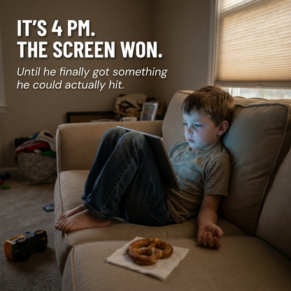BounceBattler™ — Burn Off Kids' Wild Energy Indoors Without Giving Up Screen Time