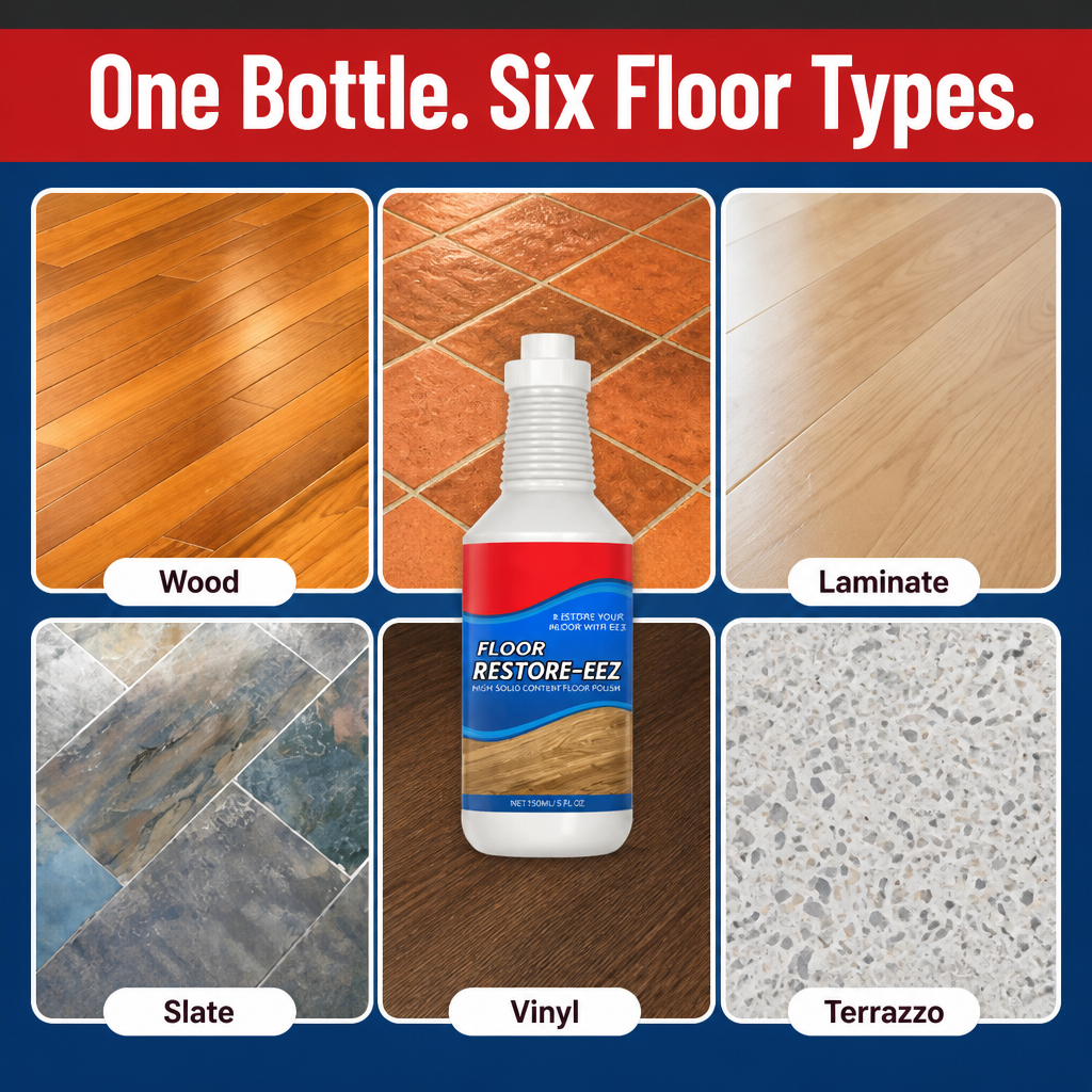 LustroLuxe™ — Restore Dull, Scratched Floors Instantly With One Coat
