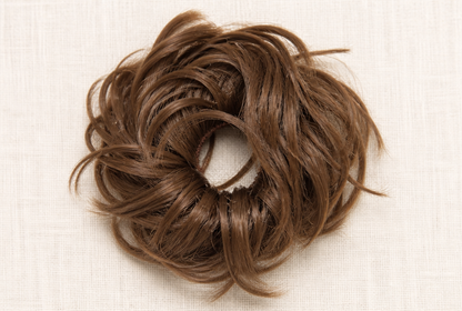 LuxeTwist™ – Full-Volume Messy Bun Scrunchie with Heat-Resistant Synthetic Strands