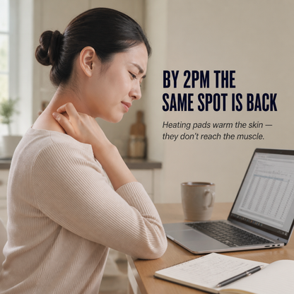 SensaWave™ — Melt Neck and Shoulder Knots with Warm Shiatsu Hands