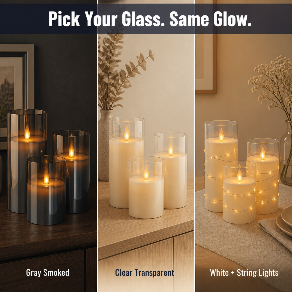 LumenaFlicker™ — Shine Like Genuine Candles Minus the Flame, Mess, or Concern