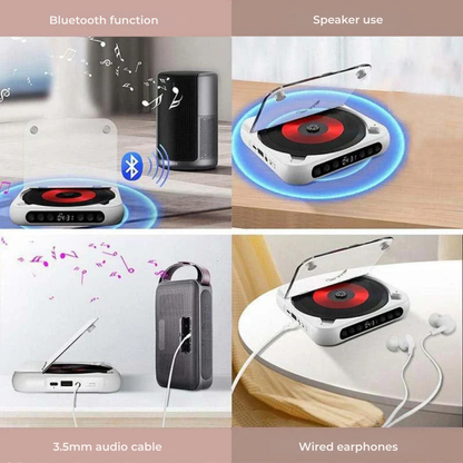 AeroPulse™ Portable CD Player — Unleash Your Music’s True Power Anywhere, Anytime