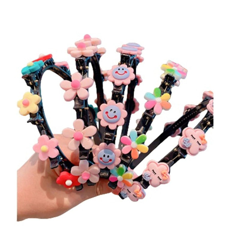 GlimmerPetal™ Hairpin Headband Set — Light-Up Her Look with All-Day Comfort and Magical Style