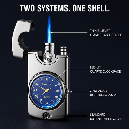 IgniteXcel™ — Light a Blue Torch Flame and Tell the Time with One Hand