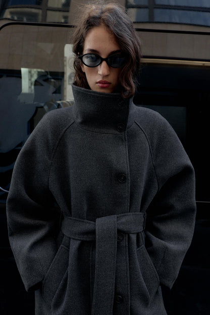 Velvetteer™ Wool Coat with Belt — Wrap Yourself in Tailored Warmth That Boosts Your Confidence All Winter Long