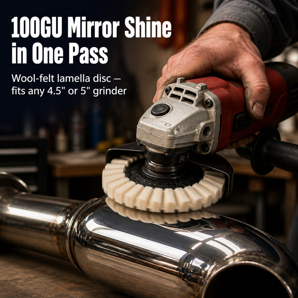 MirrorFelt™ — Bring Rust, Marble & Auto Parts Back to 100GU Mirror Shine | 3 for 2 Inside