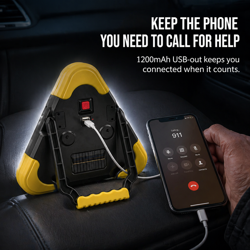 BlazeGuard™ — Brighten the Night, Signal the Way & Power Your Phone