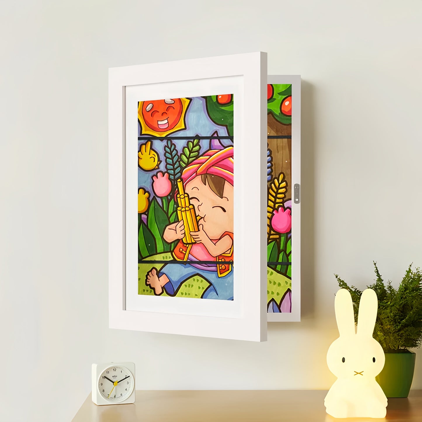BrightFrame™ — Turn Your Child’s Art into a Proud, Clutter-Free Celebration Every Day
