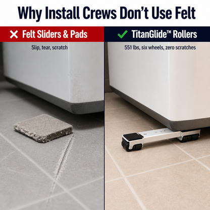 GlideForce™ — Effortlessly Move Heavy Appliances Alone Without Pain or Scratches