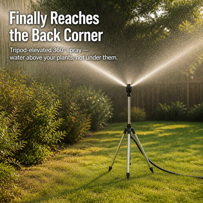 HydraMist™ — Raise Your Sprinkler Over the Plants and Reach Every Angle