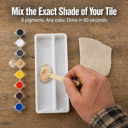 LuxePatch™ — Match Color & Repair Cracked Tile, Stone, or Porcelain Instantly
