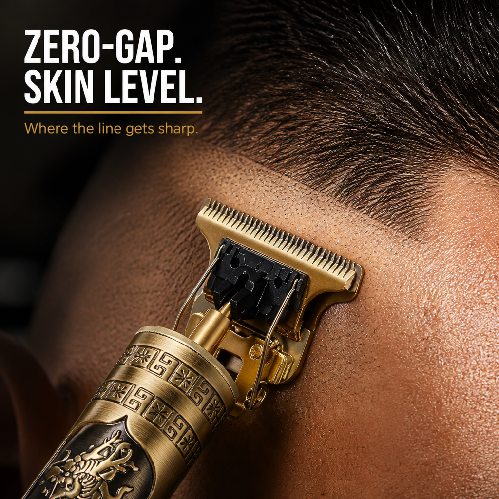 EdgeCraft™ Vintage T-Blade Trimmer — Shape Fades & Edges with Pro-Level Precision
