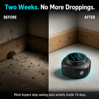 VectaShield™ — Repel Mice, Spiders & Roaches Without Laying a Single Trap