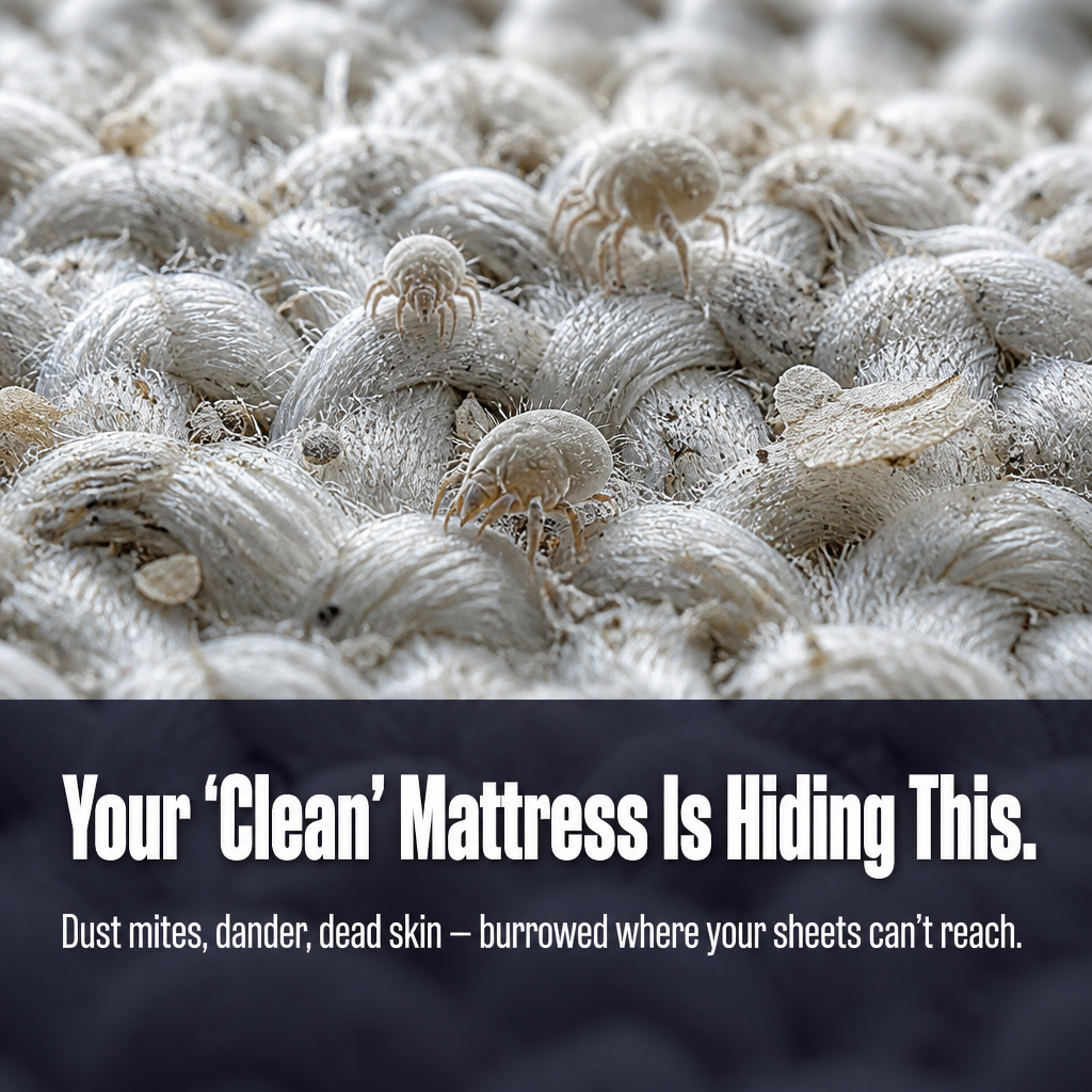 PureRest™ Pro Mattress Cleaner — Extract Dust Mites from Your Mattress for Allergy-Free Rest