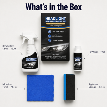 LumaShield™ — Spray to Clear Foggy Headlights in Minutes Without Sanding or Garage Trips