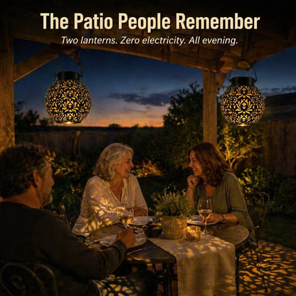 LumiFleur™ Solar Lantern — Project Floral Shadow Enchantment Throughout Your Backyard