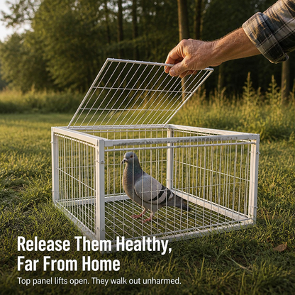 SkyLatch™ — Outsmart Pigeons and Reclaim Your Garden Peacefully