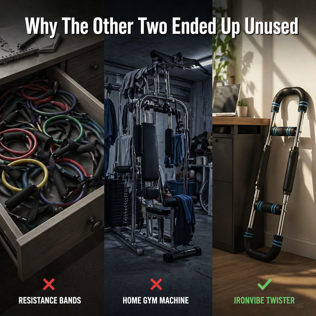 IronVibe™ Adjustable Twister — Tone Tougher Arms, Chest & Back in Just 10 Minutes