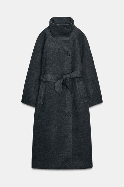 Velvetteer™ Wool Coat with Belt — Wrap Yourself in Tailored Warmth That Boosts Your Confidence All Winter Long
