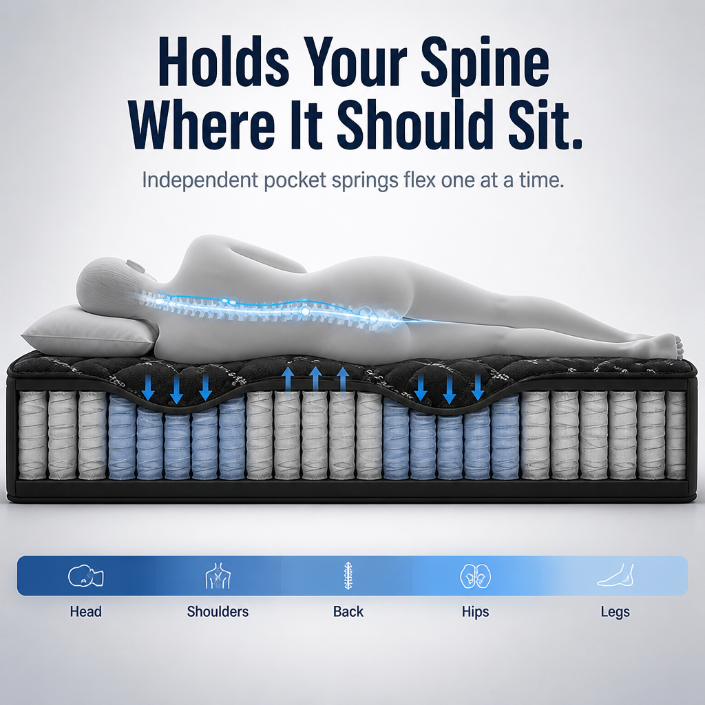 CosmaRest™ — Stop Morning Back Pain and Stay Cool All Night Long