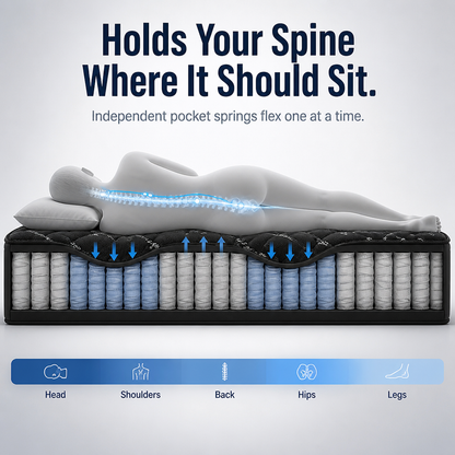 CosmaRest™ — Stop Morning Back Pain and Stay Cool All Night Long