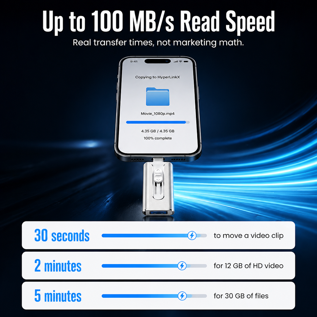 HyperLinkX™ — Ultra-Fast Sync That Keeps Your Device Secure and Sleek