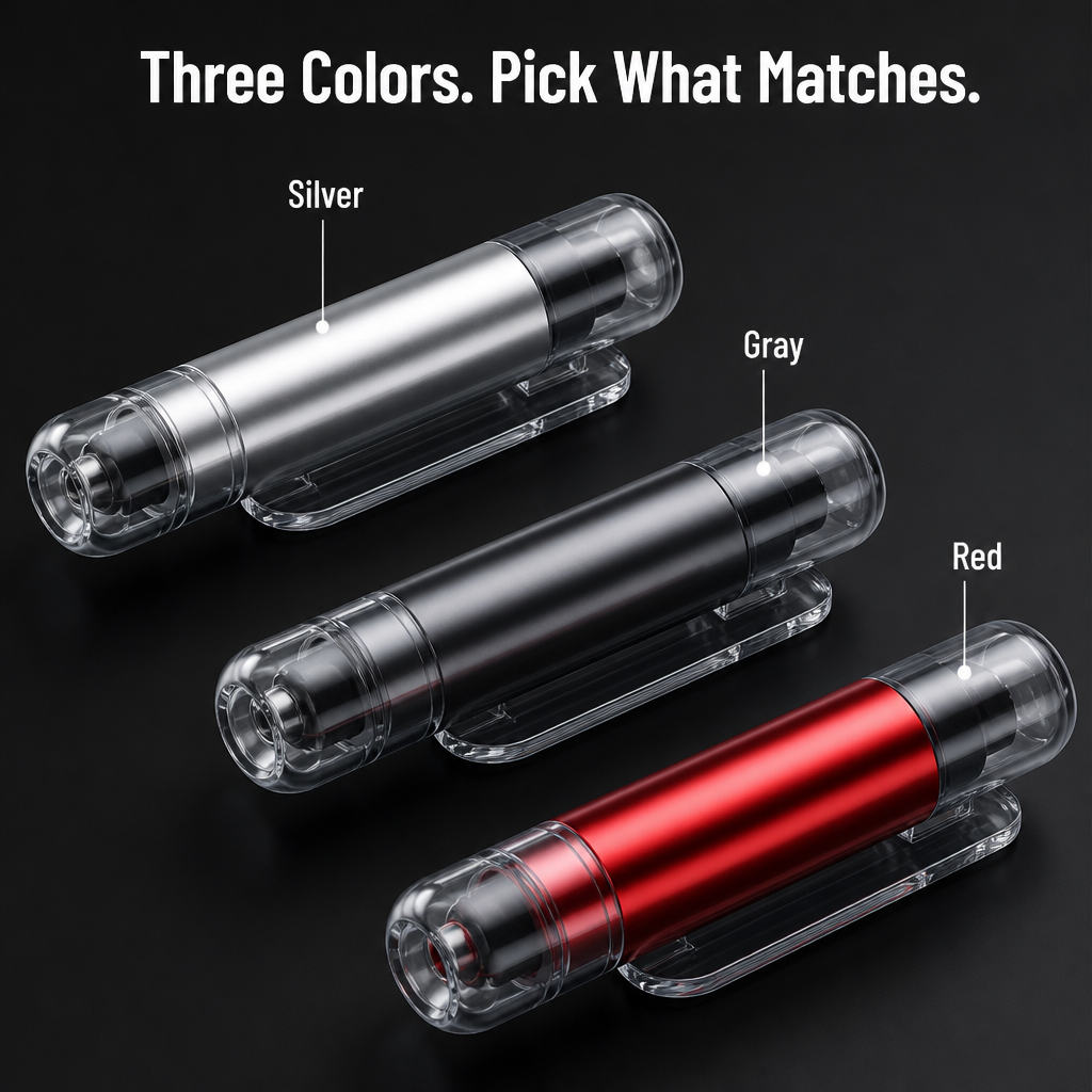 VeroGuard™ — One Press to Break Glass and Slice Through Your Seatbelt