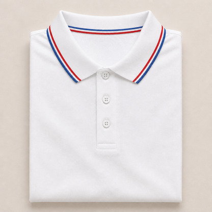 ValorCore™ – Classic Polo Shirt Set, Wrinkle-Resistant with Signature Striped Collar