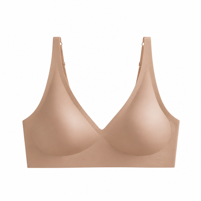 SilkenEase™ – Wire-Free Invisible V-Neck Comfort Bra