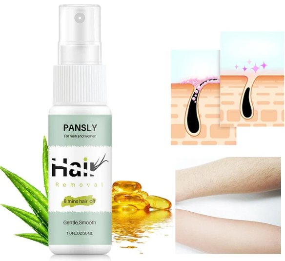 SmoothEase - All-Natural Hair Removal Spray 100% | Buy One Get One Free
