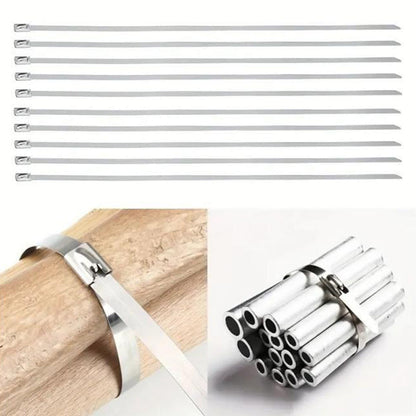 IronGrip™ Stainless Steel Cable Ties — Lock Down Your Load with Unbreakable Confidence