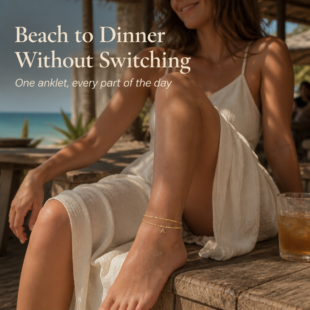 LuminaGleam™ — Layer Your Initial in Gold That Endures Beyond Summer