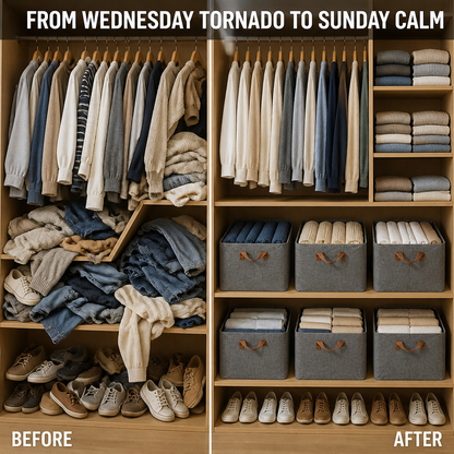 SerenStack™ — Take Control of Your Closet with Effortless, Lasting Order