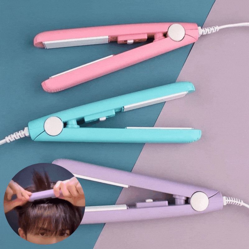 【LAST DAY SALE】2-in-1 Mini Ceramic Hair Curler and Straightener™