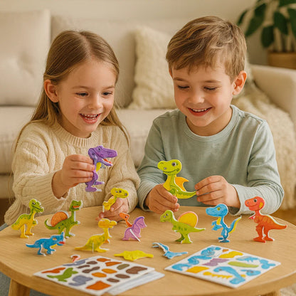 VividMorph™ 3D Cartoon Puzzle Set — Ignite Your Child’s Imagination and Build Confidence with Every Snap