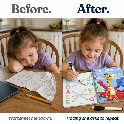 ScribbleRise™ — Swap Tablet Hours for Tracing Time Your Child Wants to Replay